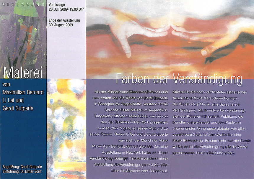 Viernheim – Kunstraum Gerdi Gutperle – Farben der Verständigung